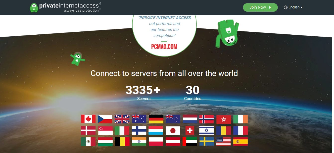 PRIVATE INTERNET ACCESS bietet bessere Leistung und hat mehr Funktionen als der Wettbewerb